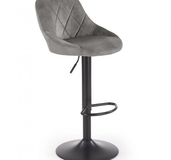 H101 bar stool grey DIOMMI V-CH-H/101-POPIELATY
