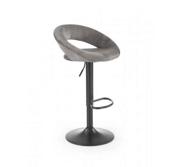 H102 bar stool grey DIOMMI V-CH-H/102-POPIELATY