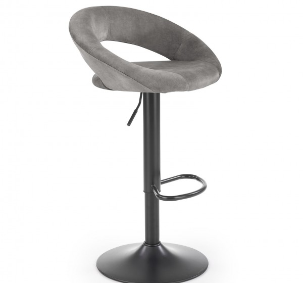 H102 bar stool grey DIOMMI V-CH-H/102-POPIELATY