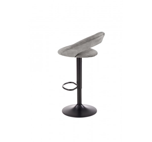 H102 bar stool grey DIOMMI V-CH-H/102-POPIELATY