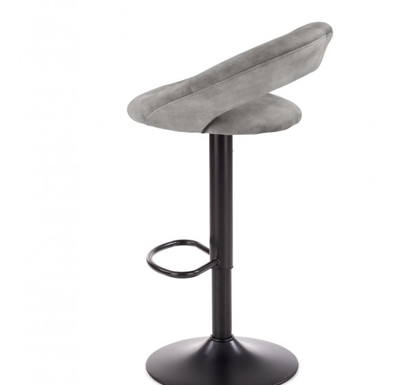 H102 bar stool grey DIOMMI V-CH-H/102-POPIELATY