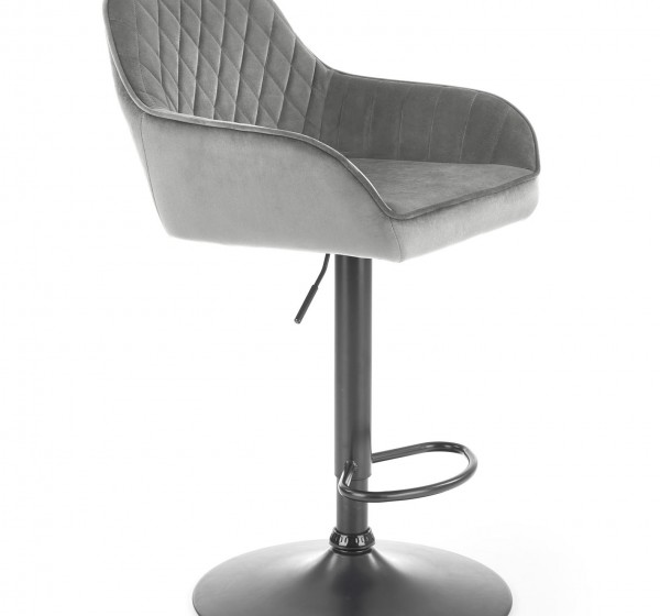 H103 bar stool grey DIOMMI V-CH-H/103-POPIELATY