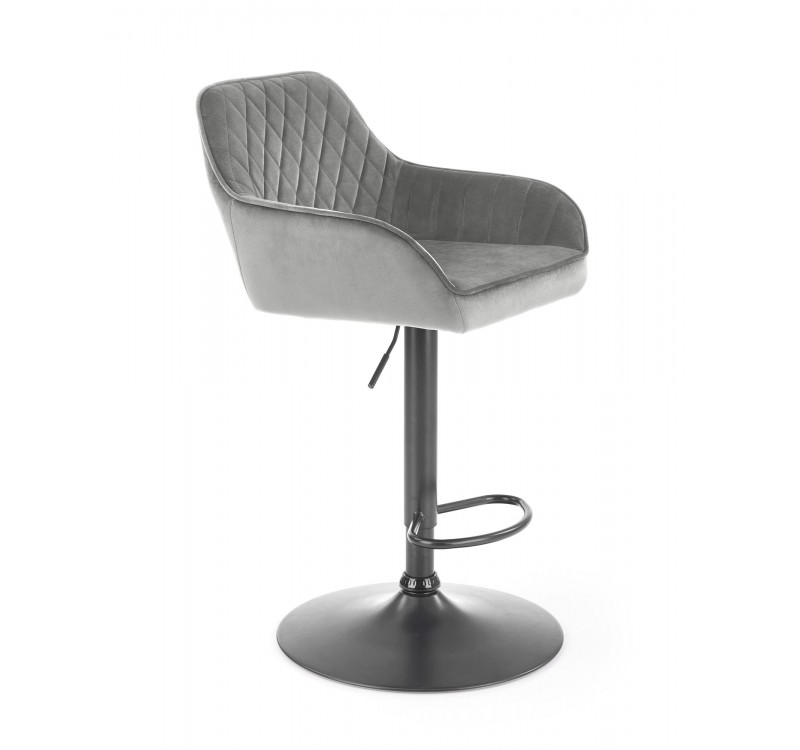H103 bar stool grey DIOMMI V-CH-H/103-POPIELATY