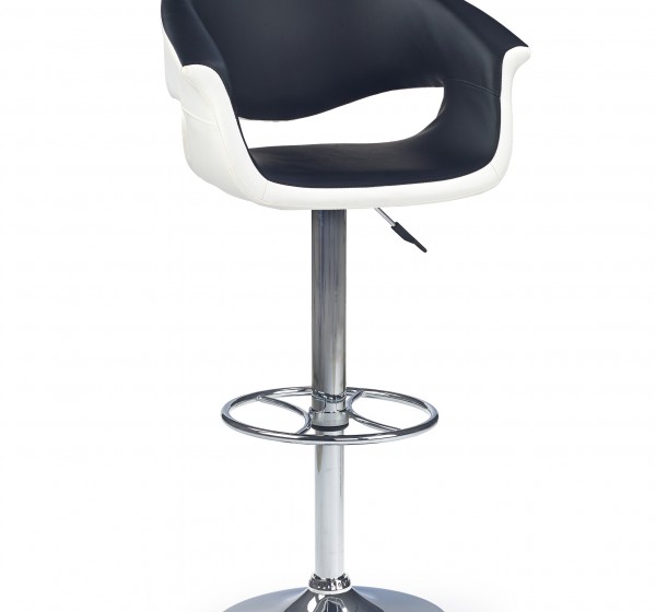 H46 bar stool color: white/black DIOMMI V-CH-H/46
