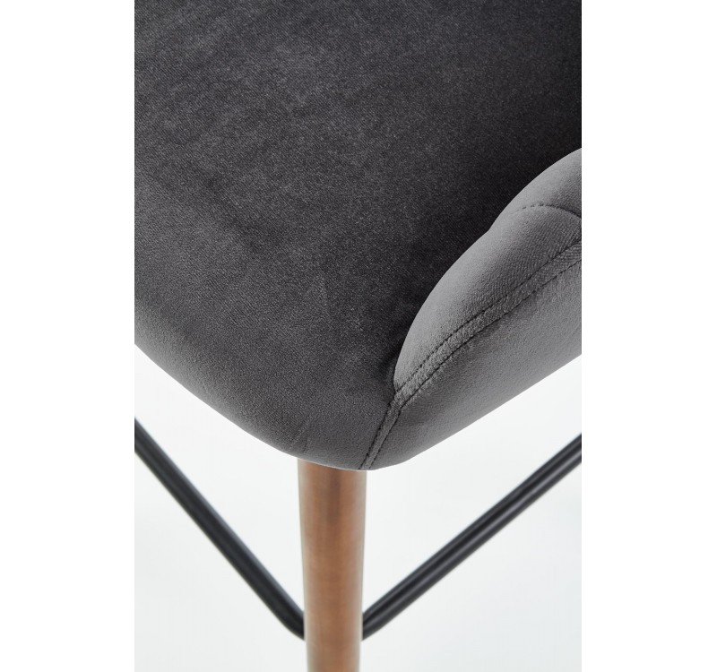 H93 bar stool, color: dark grey DIOMMI V-CH-H/93-C.POPIEL