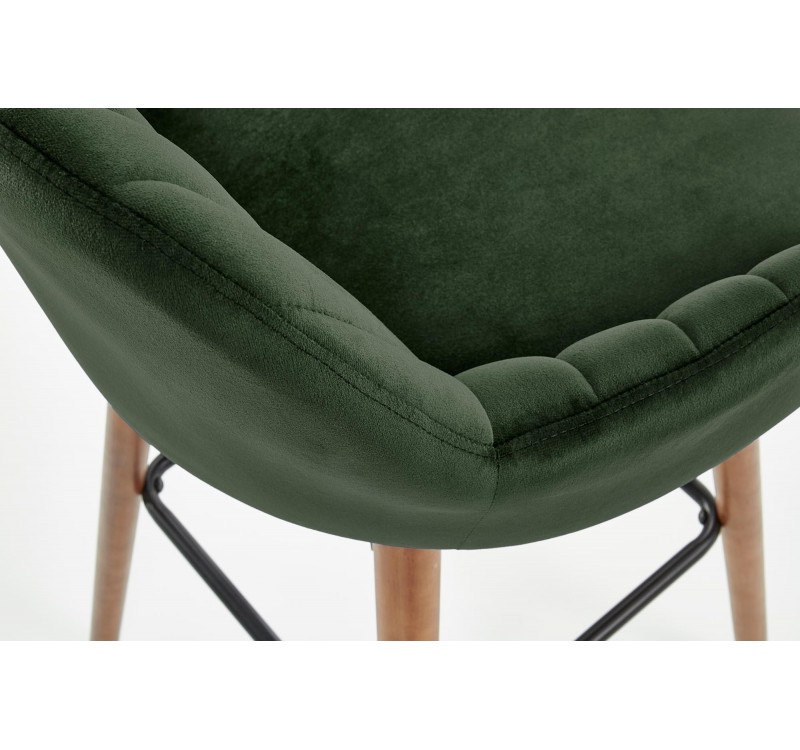 H93 bar stool, color: dark green DIOMMI V-CH-H/93-C.ZIELONY