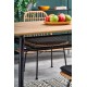 JACKSON table, color: top - golden oak, legs - black DIOMMI V-CH-JACKSON-ST