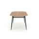 JACKSON table, color: top - golden oak, legs - black DIOMMI V-CH-JACKSON-ST