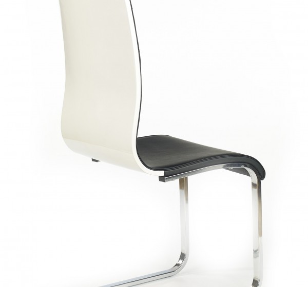 K104 chair color: black DIOMMI V-CH-K/104-KR-CZARNY/BIAŁY-EKO