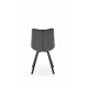 K332 chair, color: dark grey DIOMMI V-CH-K/332-KR-C.POPIEL