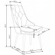 K365 chair, color: dark green DIOMMI V-CH-K/365-KR-C.ZIELONY