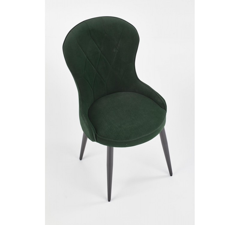 K366 chair, color: dark green DIOMMI V-CH-K/366-KR-C.ZIELONY