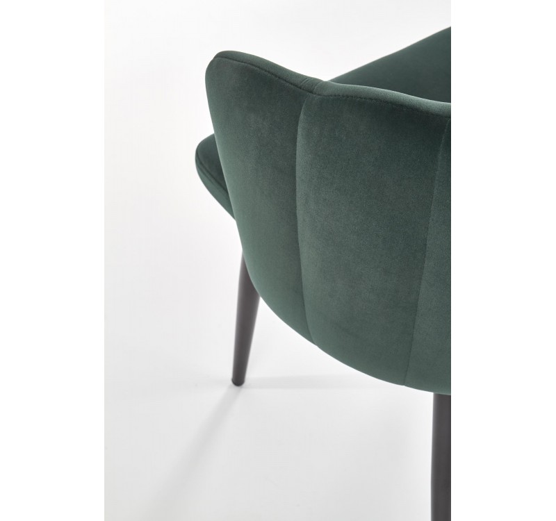 K386 chair, color: dark green DIOMMI V-CH-K/386-KR-C.ZIELONY