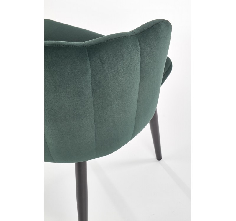 K386 chair, color: dark green DIOMMI V-CH-K/386-KR-C.ZIELONY