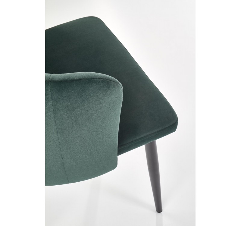 K386 chair, color: dark green DIOMMI V-CH-K/386-KR-C.ZIELONY