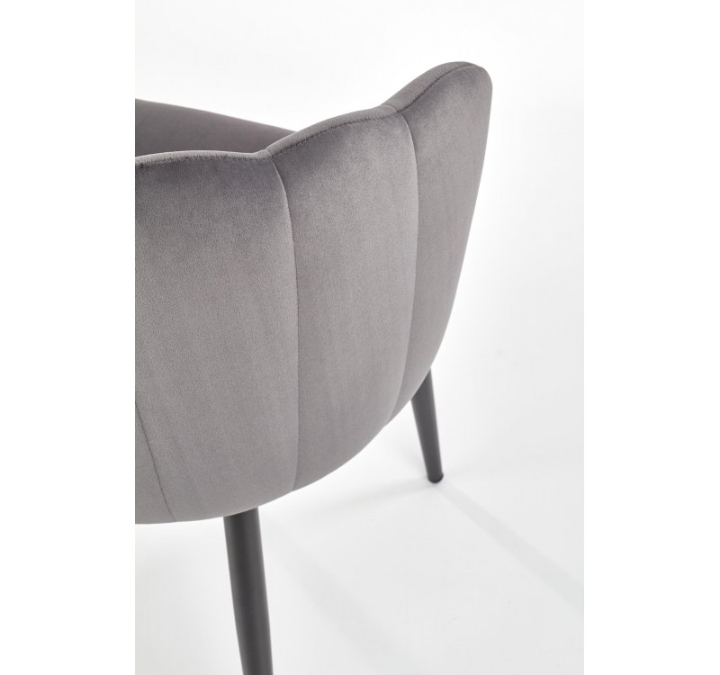 K386 chair, color: grey DIOMMI V-CH-K/386-KR-POPIELATY