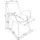 K392 chair DIOMMI V-CH-K/392-KR