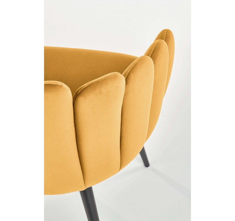K410 chair, color: mustard DIOMMI V-CH-K/410-KR-MUSZTARDOWY