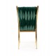 K436 chair color: dark green / gold DIOMMI V-CH-K/436-KR-C.ZIELONY/ZŁOTY