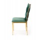 K436 chair color: dark green / gold DIOMMI V-CH-K/436-KR-C.ZIELONY/ZŁOTY