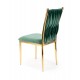 K436 chair color: dark green / gold DIOMMI V-CH-K/436-KR-C.ZIELONY/ZŁOTY
