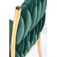 K436 chair color: dark green / gold DIOMMI V-CH-K/436-KR-C.ZIELONY/ZŁOTY