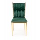 K436 chair color: dark green / gold DIOMMI V-CH-K/436-KR-C.ZIELONY/ZŁOTY