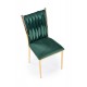 K436 chair color: dark green / gold DIOMMI V-CH-K/436-KR-C.ZIELONY/ZŁOTY