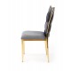 K436 chair color: grey / gold DIOMMI V-CH-K/436-KR-POPIELATY/ZŁOTY