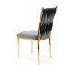 K436 chair color: grey / gold DIOMMI V-CH-K/436-KR-POPIELATY/ZŁOTY