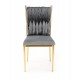 K436 chair color: grey / gold DIOMMI V-CH-K/436-KR-POPIELATY/ZŁOTY