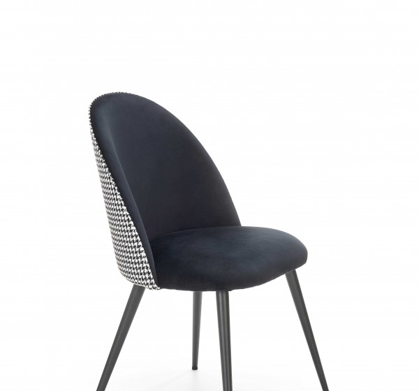 K478 chair, color: black - white DIOMMI V-CH-K/478-KR