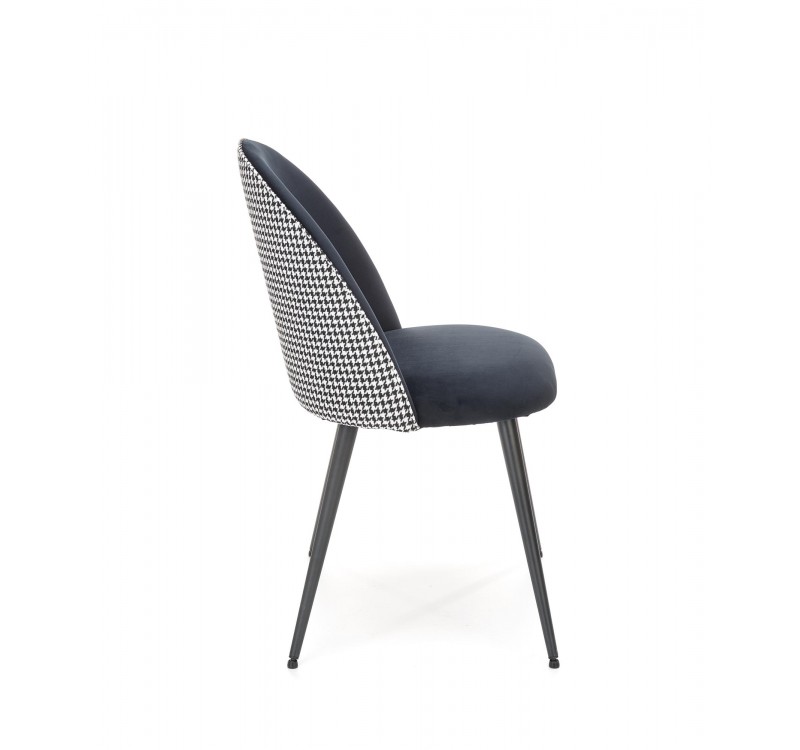 K478 chair, color: black - white DIOMMI V-CH-K/478-KR