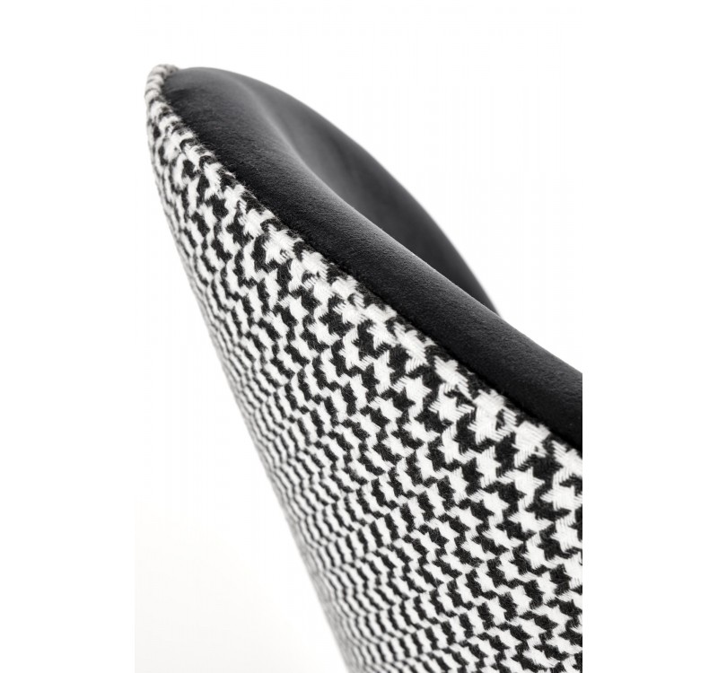 K478 chair, color: black - white DIOMMI V-CH-K/478-KR