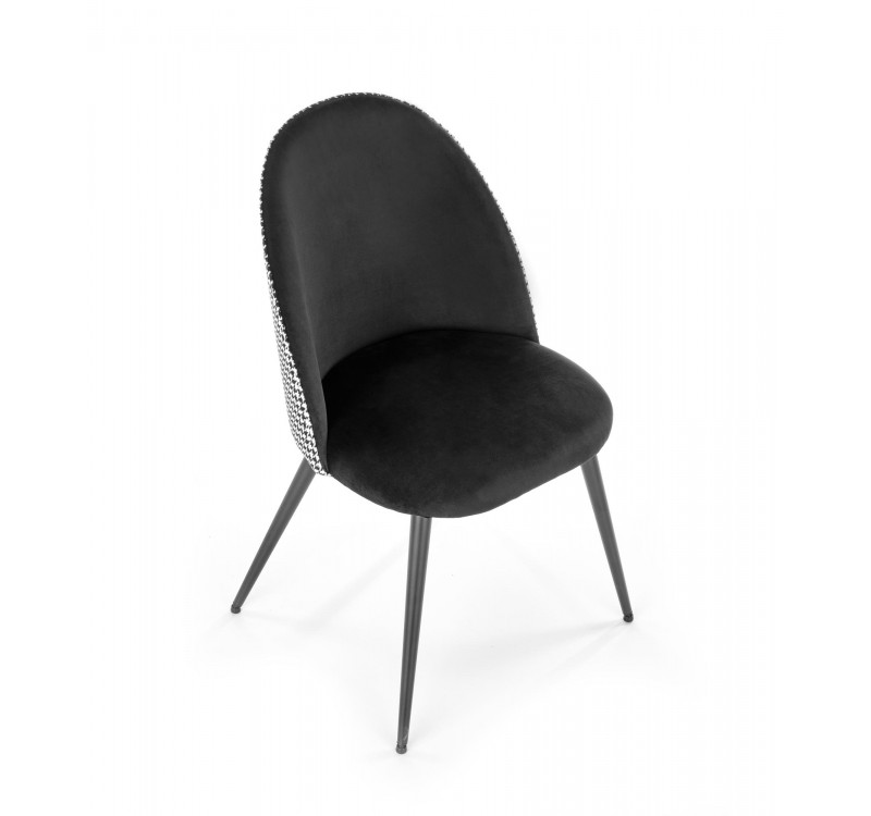 K478 chair, color: black - white DIOMMI V-CH-K/478-KR