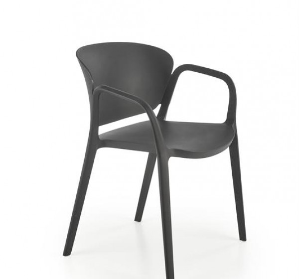 K491 plastic chair black DIOMMI V-CH-K/491-KR-CZARNY