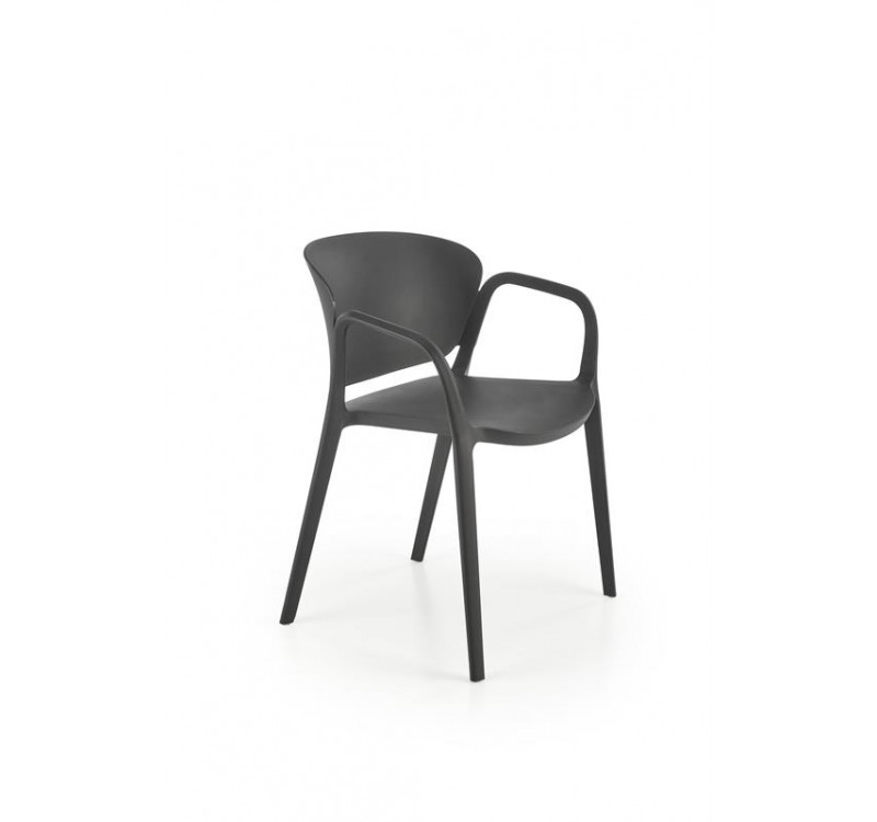 K491 plastic chair black DIOMMI V-CH-K/491-KR-CZARNY