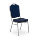 K66 S chair color: blue, silver frame DIOMMI V-CH-K/66S-KR-NIEBIESKI