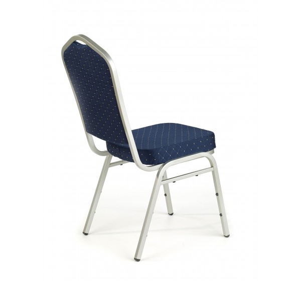 K66 S chair color: blue, silver frame DIOMMI V-CH-K/66S-KR-NIEBIESKI