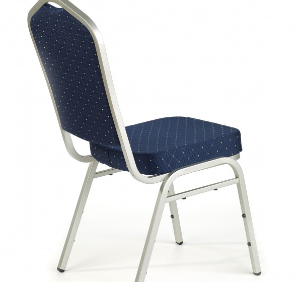 K66 S chair color: blue, silver frame DIOMMI V-CH-K/66S-KR-NIEBIESKI