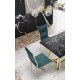 KONAMI table, color: top - black marble, legs - gold DIOMMI V-CH-KONAMI-ST