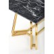 KONAMI table, color: top - black marble, legs - gold DIOMMI V-CH-KONAMI-ST