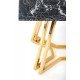 KONAMI table, color: top - black marble, legs - gold DIOMMI V-CH-KONAMI-ST