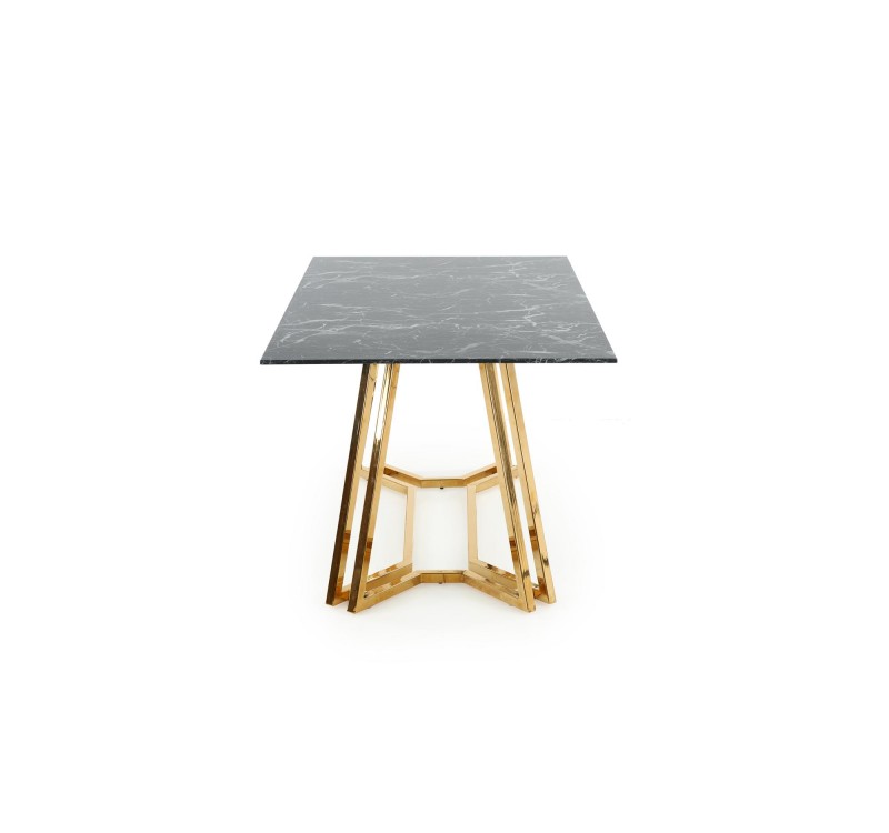 KONAMI table, color: top - black marble, legs - gold DIOMMI V-CH-KONAMI-ST