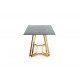 KONAMI table, color: top - black marble, legs - gold DIOMMI V-CH-KONAMI-ST