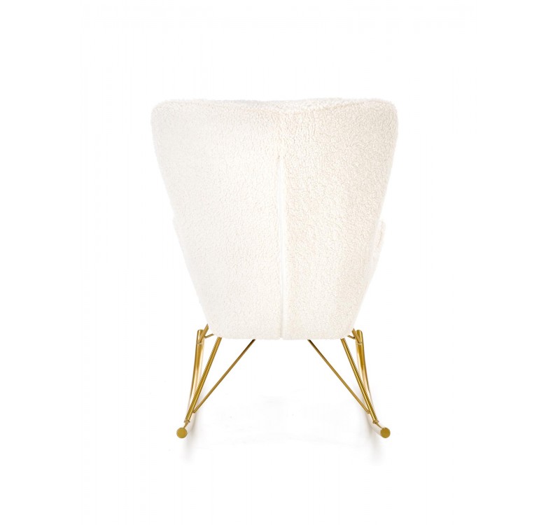 LIBERTO leisure armchair cream / gold DIOMMI V-CH-LIBERTO-FOT-KREMOWY