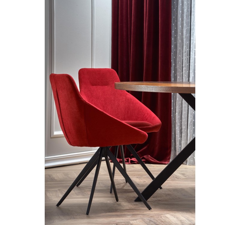 LOCARNO table, color: walnut / black DIOMMI V-CH-LOCARNO-ST