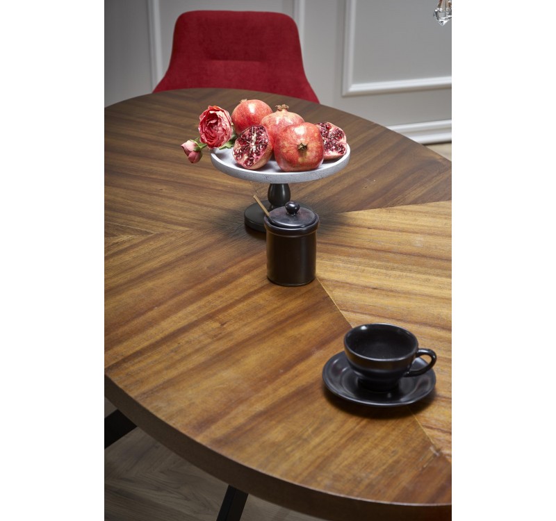 LOCARNO table, color: walnut / black DIOMMI V-CH-LOCARNO-ST