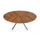 LOCARNO table, color: walnut / black DIOMMI V-CH-LOCARNO-ST