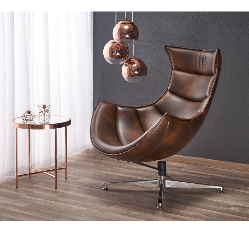 Πολυθρόνα  Luxor 86 x 84 x 96  Σκούρο καφέ DIOMMI V-CH-LUXOR-FOT-C.BRĄZOWY 60-21457